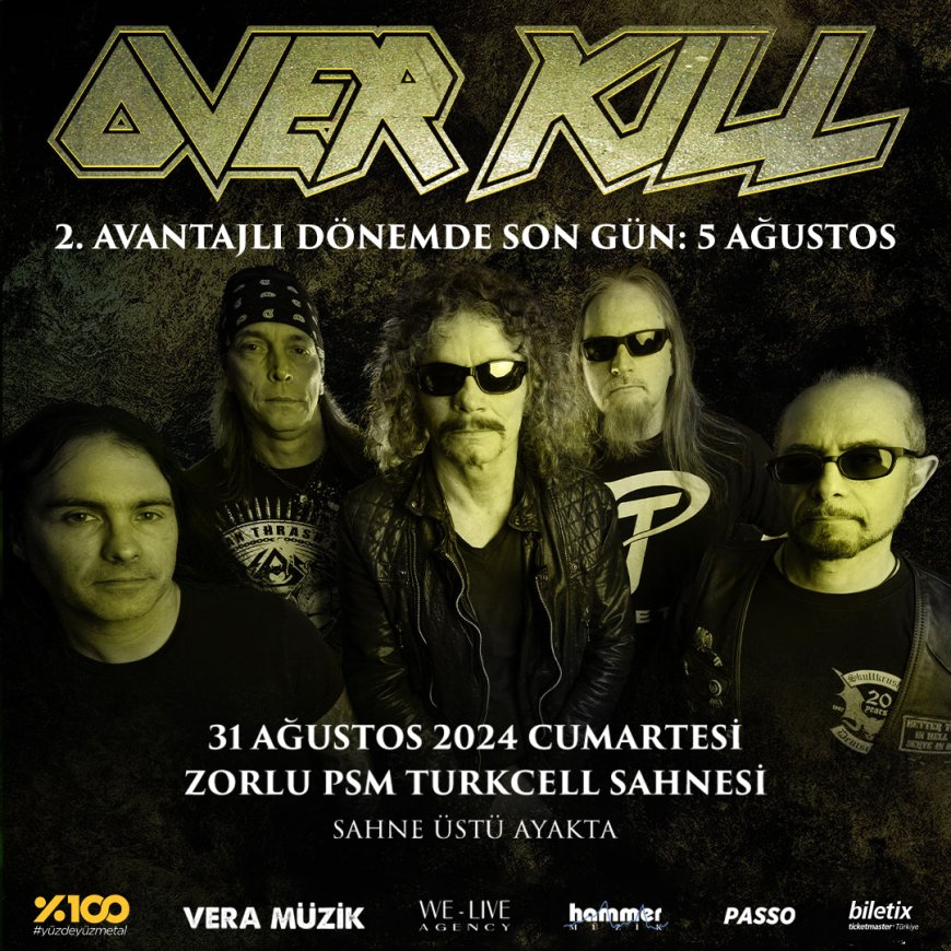 OVER KILL - 31 Ağustos 2024 Zorlu PSM Konseri