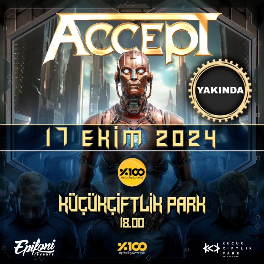 ACCEPT - Saints'n'Sinners 17 .10.2024 Küçükçiftlik Park Konseri