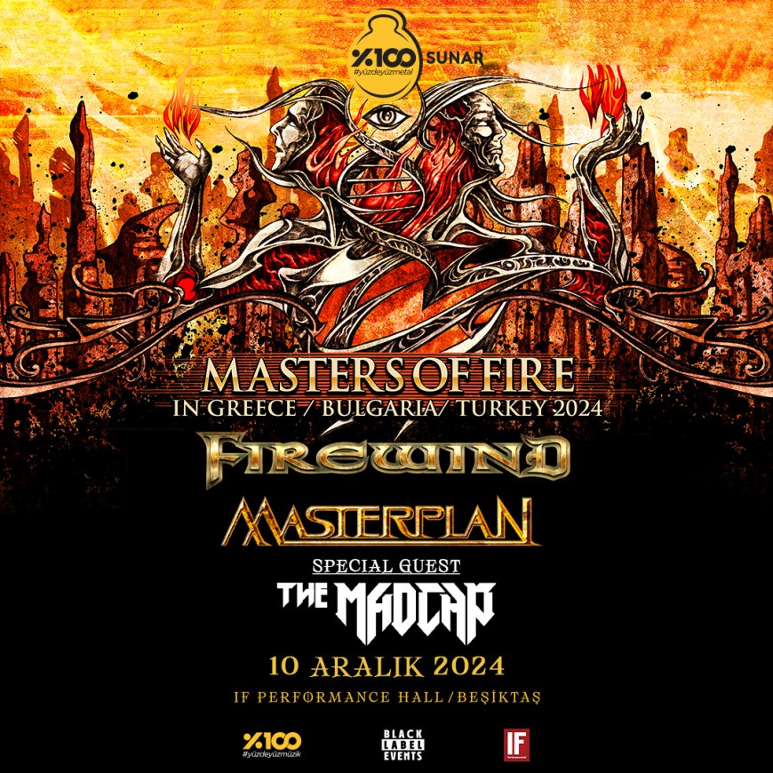 %100 Metal Sunar: Firewind ve Masterplan İstanbul’a Geliyor!